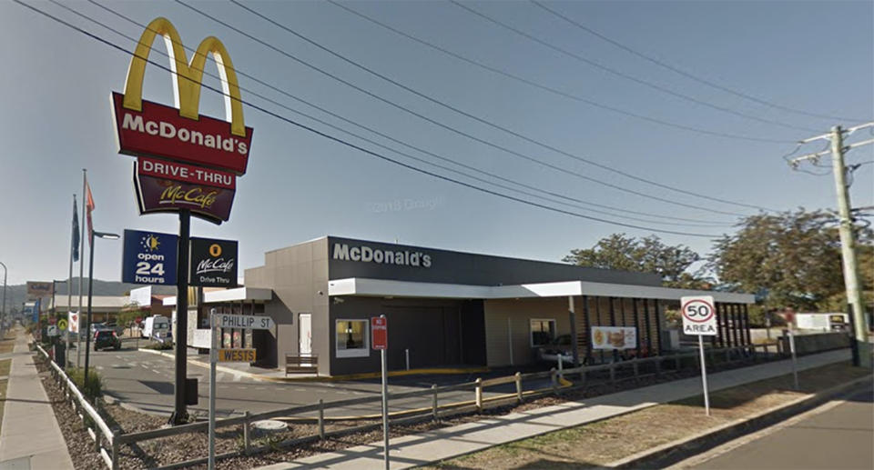 The McDonald's restaurant in Tamworth West.