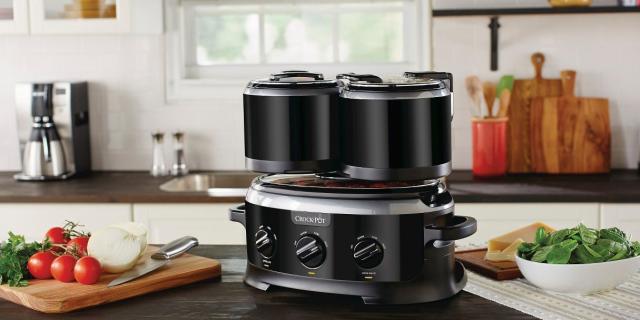 This Crock-Pot Can Cook Three Dishes at Once