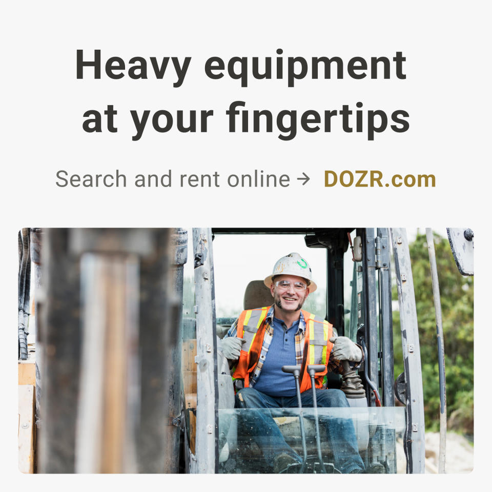 As the largest online marketplace for construction equipment rentals, DOZR helps contractors find the equipment they need from national, regional, and local rental companies. DOZR makes equipment pricing and availability more transparent and easier to access for contractors everywhere.