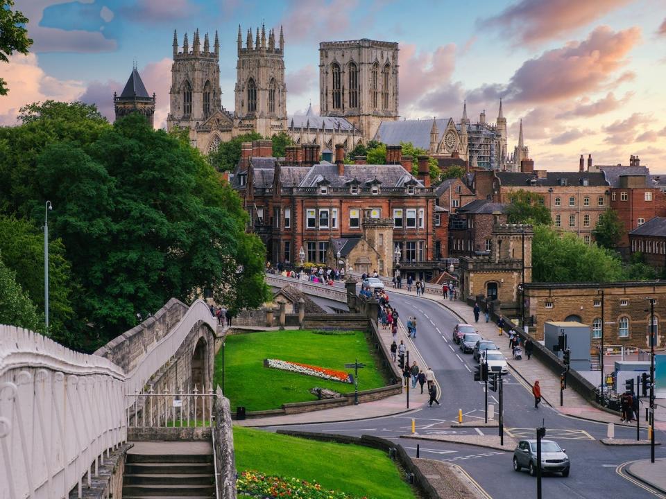 The city of York in England.
