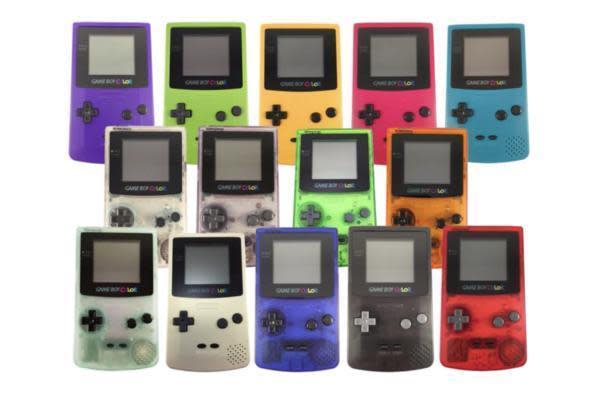Game Boy Color 大集合。（圖／網路）