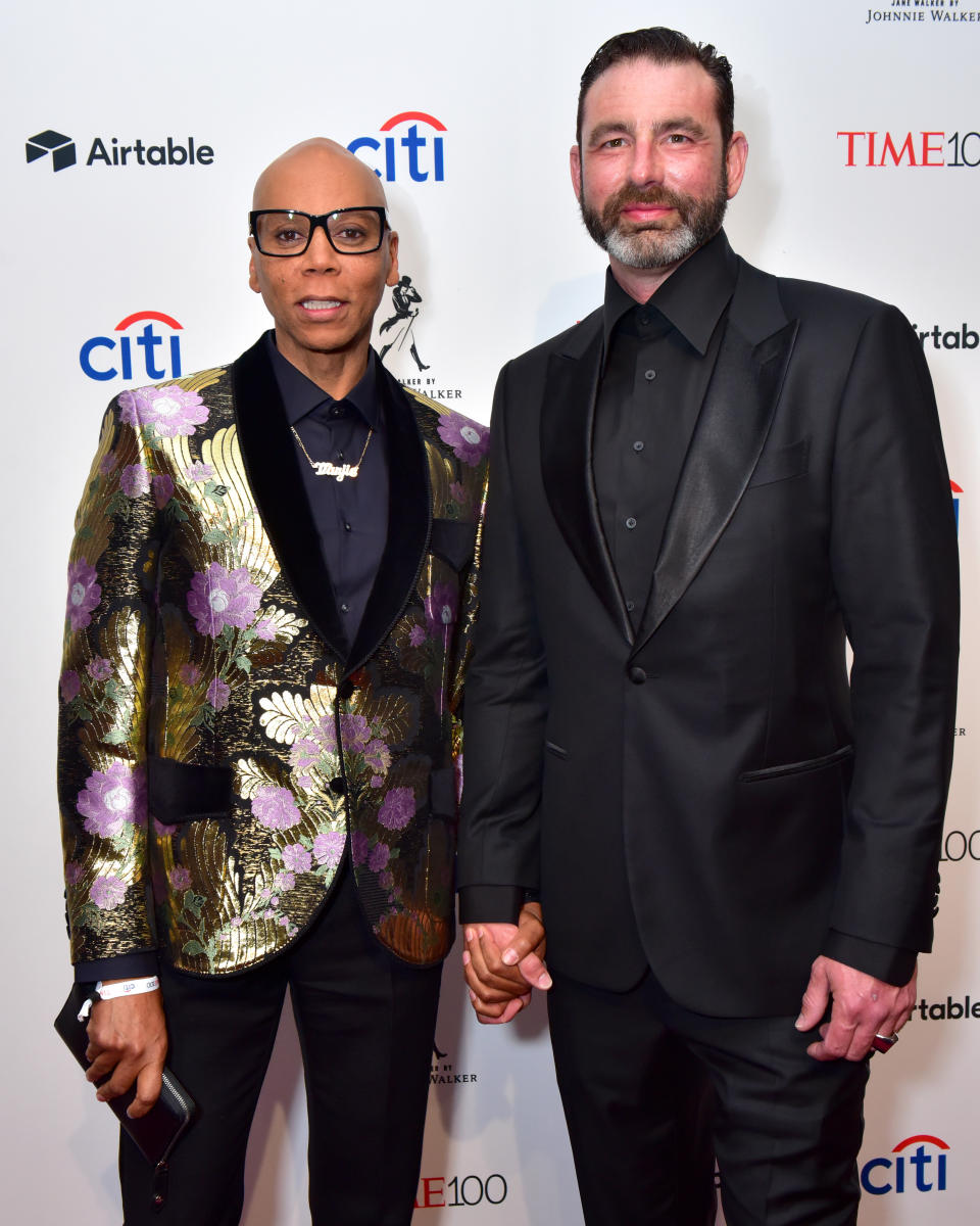 <a href="https://www.huffpost.com/voices/topic/rupaul" target="_blank" rel="noopener noreferrer">RuPaul</a> and his husband George LeBar <a href="https://www.marieclaire.com/celebrity/news/a26016/rupaul-georges-lebar-married/" target="_blank" rel="noopener noreferrer">met on the dance floor</a> at New York's now-closed famous club, The Limelight, in 1994 on George's' birthday. They married in <a href="https://www.eonline.com/news/836276/surprise-rupaul-secretly-marries-longtime-partner-georges-lebar" target="_blank" rel="noopener noreferrer">January 2017</a>. <br />&lt;br&gt;&lt;br&gt;<br />"He's so kind and funny," Ru said of LeBar in a 2015 interview with&nbsp;<a href="https://www.buzzfeed.com/patrickstrudwick/this-is-what-happens-when-you-interview-rupaul-and-he-throws?utm_term=.um0VWGmq5#.jljKlVWBy" target="_blank" rel="noopener noreferrer">BuzzFeed﻿</a>. "I remember praying, &lsquo;I want a sweet, sensitive man,' and I got an Australian who's just lovely."