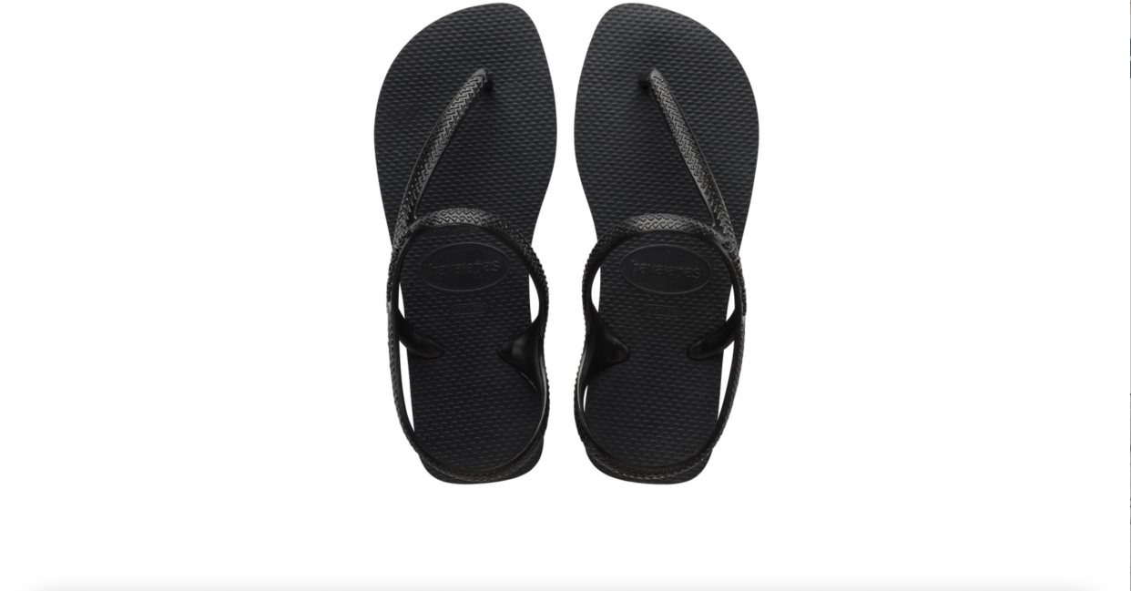 <p><a href="https://go.redirectingat.com?id=74968X1596630&url=https%3A%2F%2Fhavaianas.com%2Fus%2Fen%2Fproduct%2Fflash-urban-sandals%2F4000039-3606-412.html%3Fdwvar_NA4000039_color%3D3606%26gclid%3DCj0KCQiA3eGfBhCeARIsACpJNU8BaJpgJYF3XjVWQIcz71jFiFng6wxHZAwVd-3vGMSf-XFfQYqX2xQaAgiYEALw_wcB&sref=https%3A%2F%2Fwww.thepioneerwoman.com%2Ffashion-style%2Fg35524011%2Fcomfortable-flip-flops%2F" rel="nofollow noopener" target="_blank" data-ylk="slk:Shop Now;elm:context_link;itc:0;sec:content-canvas" class="link rapid-noclick-resp">Shop Now</a></p><p>Havaianas Flash Urban Sandals</p><p>havaianas.com</p><p>$30.00</p><span class="copyright">Havaianas</span>