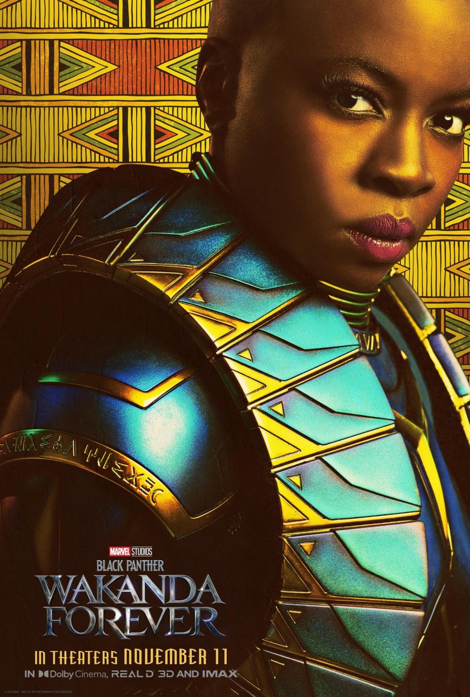 Okoye in movie poster