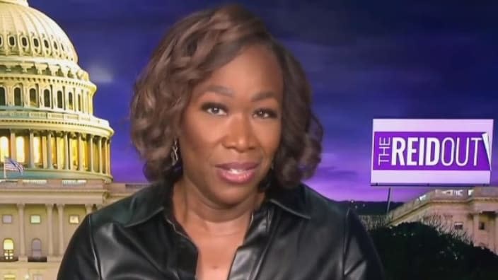 “The ReidOut” host Joy Reid began her show Monday by sharing some King Day messages of several Republicans, including Sen. Tom Cotton of Arkansas and Glenn Youngkin, the new governor of Virginia. (Photo: Screenshot/MSNBC)