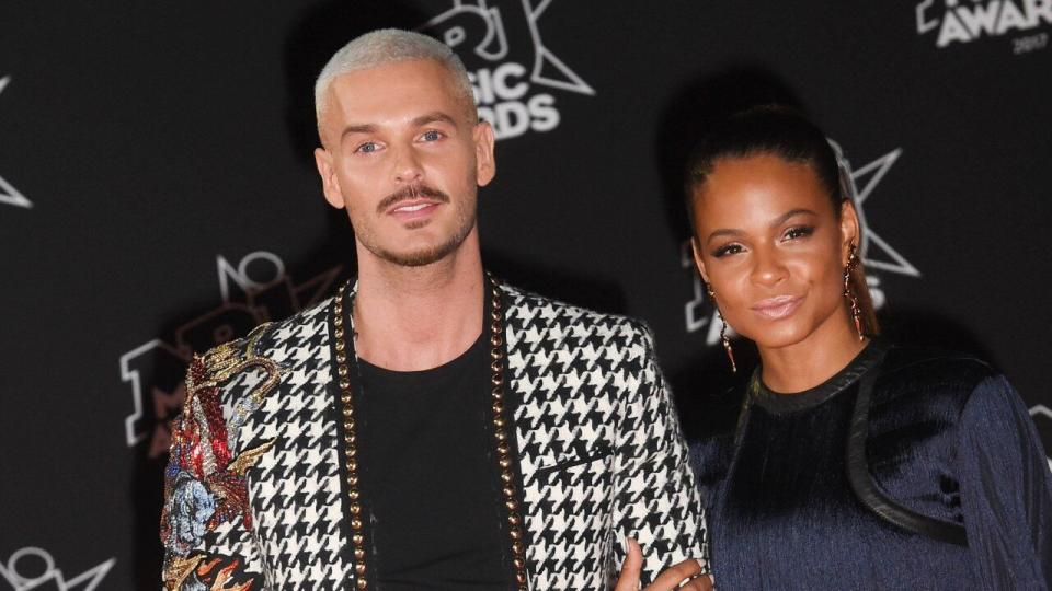 The actress and her boyfriend, Matt Pokora, are 'above and beyond Cloud 9!!'