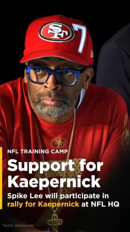 Spike Lee will participate in rally for Colin Kaepernick at NFL headquarters