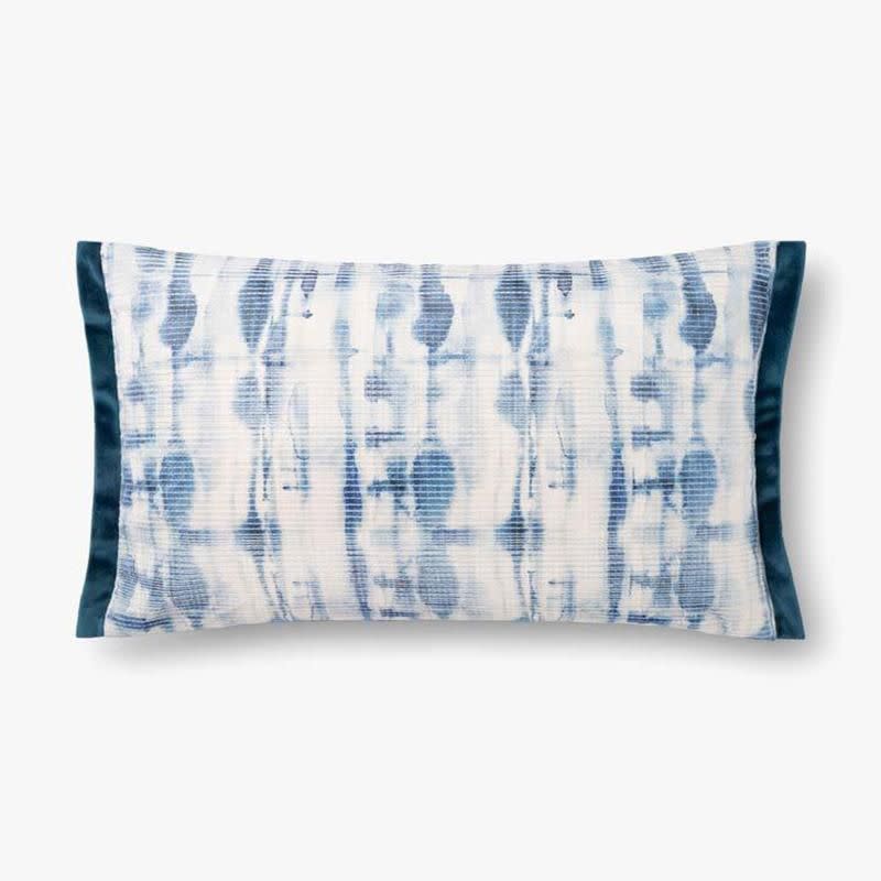 10) Justina Blakeney X Loloi Blue Dye Pillow