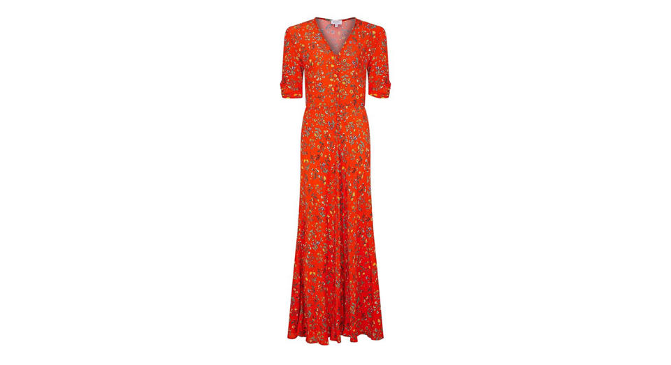 Marley Dress Flossy Folk Floral Red