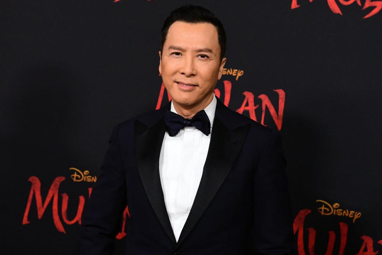 L'acteur hongkongais Donnie Yen en mars 2020, à l'avant-première de Mulan. - Frederic J. Brown - AFP