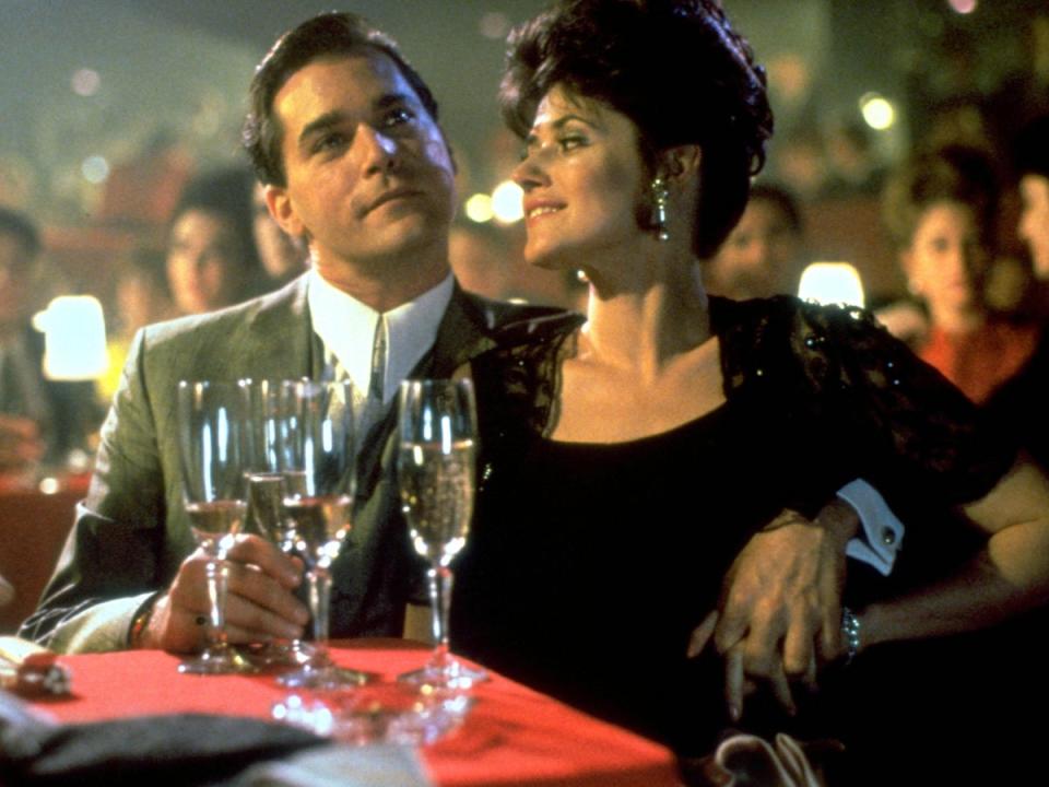 Ray Liotta and Lorraine Bracco in ‘Goodfellas' (Warner Bros)