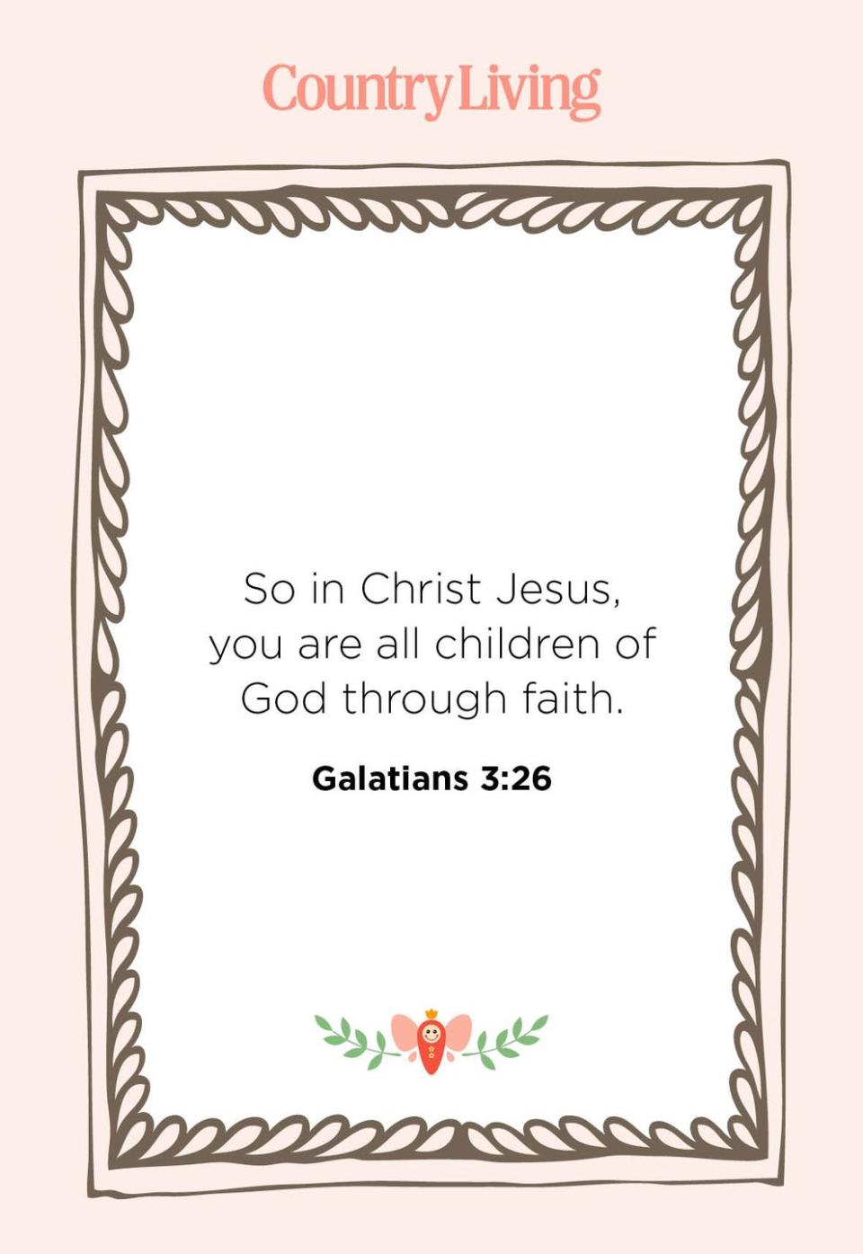 19) Galatians 3:26