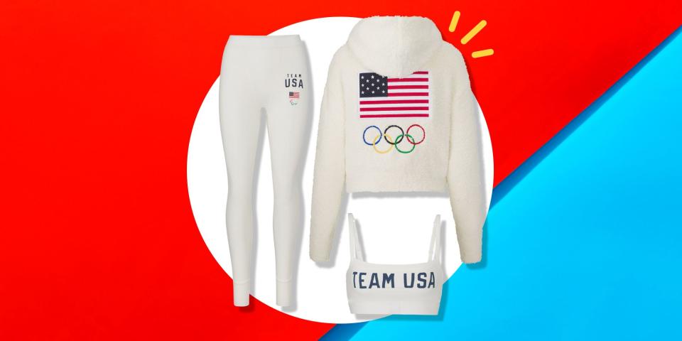 You’ll Want To See Kim Kardashian’s Full Line Of Olympic-Themed SKIMS
