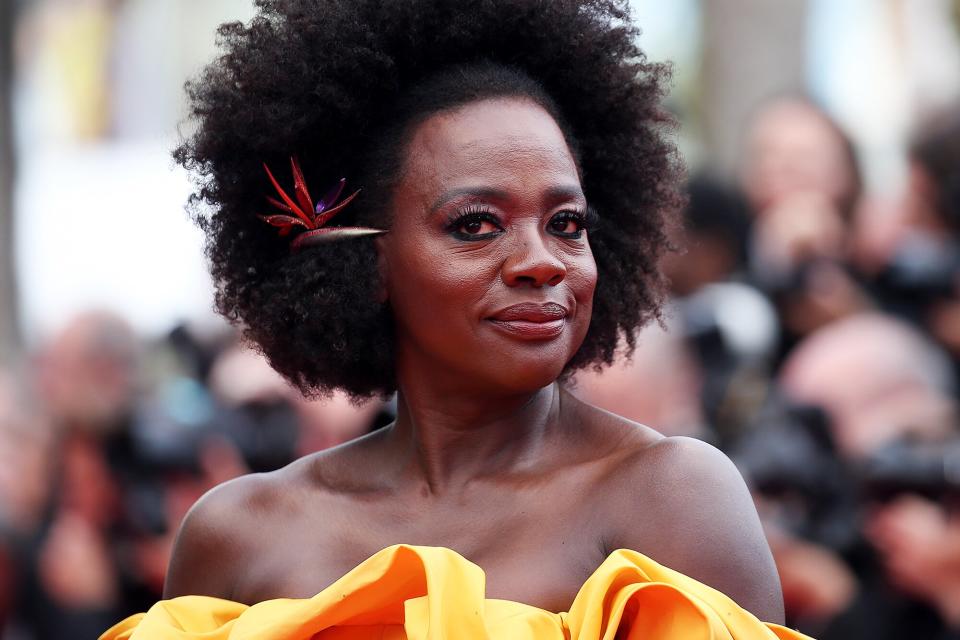 Viola Davis attends the screening of "Top Gun: Maverick" during the 75th annual Cannes film festival at Palais des Festivals on May 18, 2022 in Cannes, France