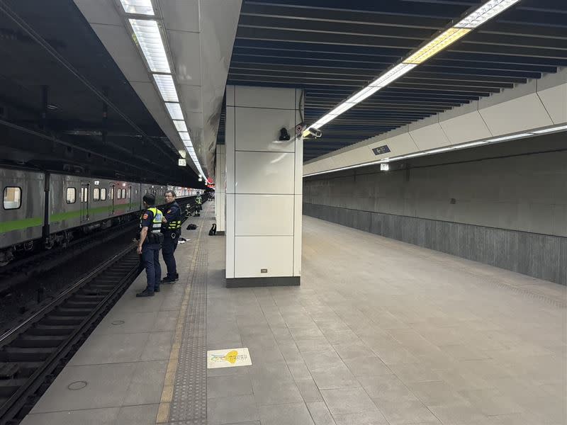 Le quai sud de la gare de Songshan est actuellement hors d'usage. (Photo/Fourni par la police des chemins de fer)