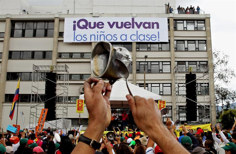 Los latinoamericanos se movilizan para defender sus prioridades (EFE/Leonardo Muñoz)