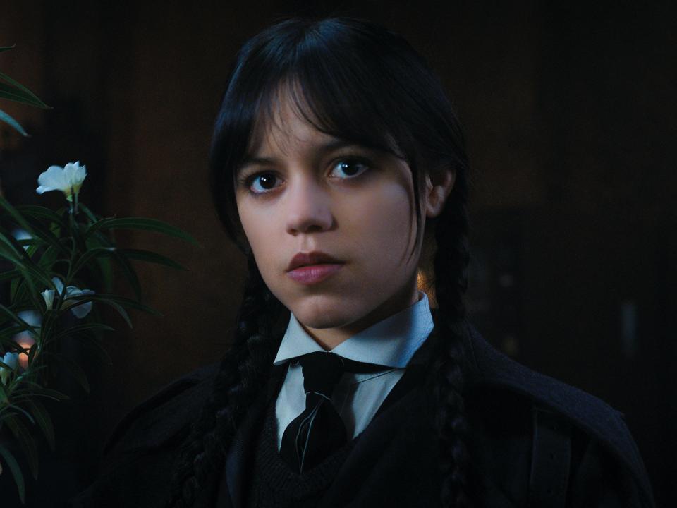 Jenna Ortega in Netflix's "Wednesday"