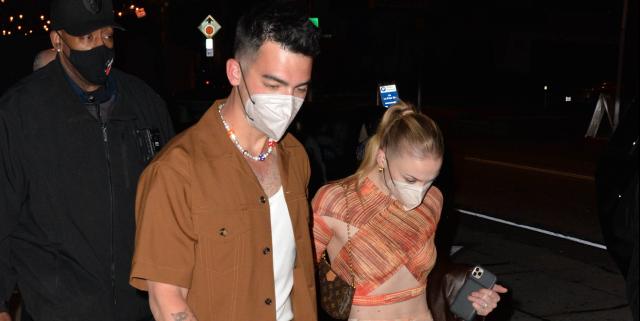 Parents Night Out! Sophie Turner and Joe Jonas Coordinate Their