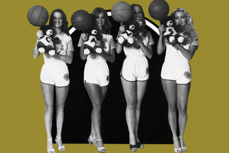 Las Teddi-Bears de Cleveland Cavaliers, una creación de Ted Stepien (Gentileza The Athletic)