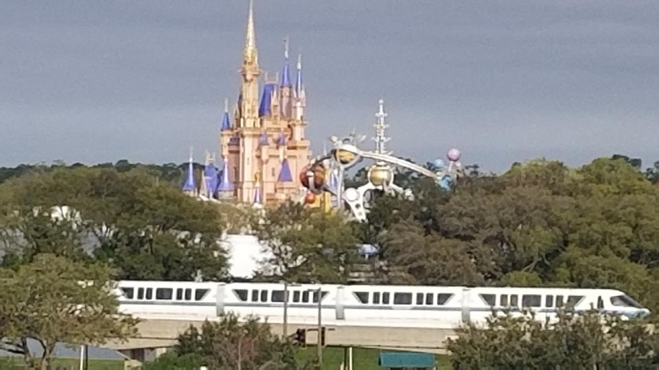 A view of the Magic Kingdom from the Contemporary Resort.