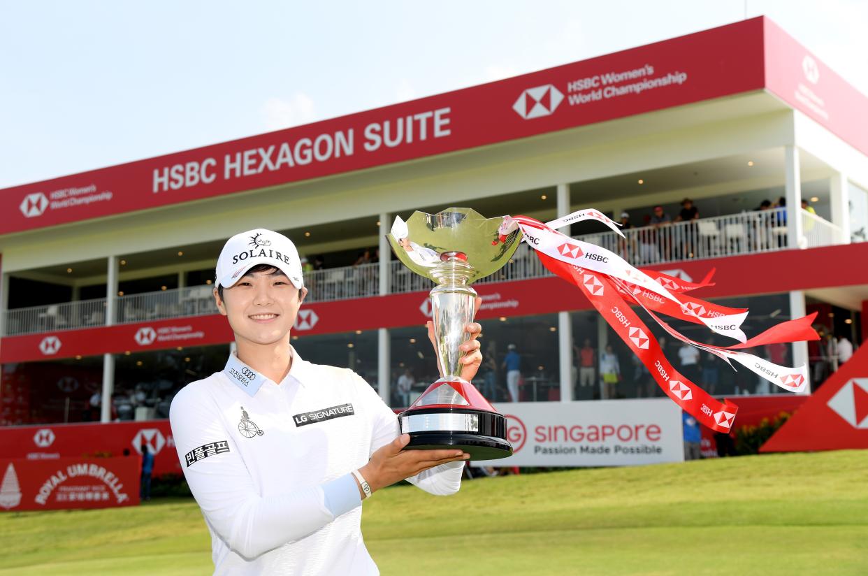 HSBC Women's World Championship 2019 winner Park Sung-hyun. (PHOTO: Ross Kinnaird/Getty Images)