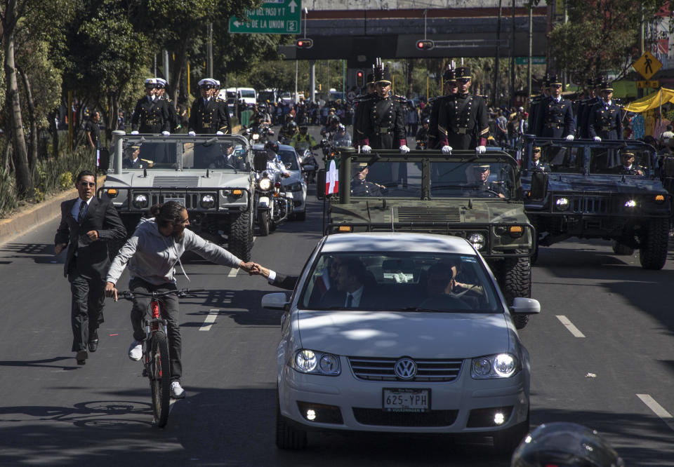 <p>1 de diciembre de 2018, día de la toma de posesión de Andrés Manuel López Obrador (AP Photo/Christian Palma) </p>