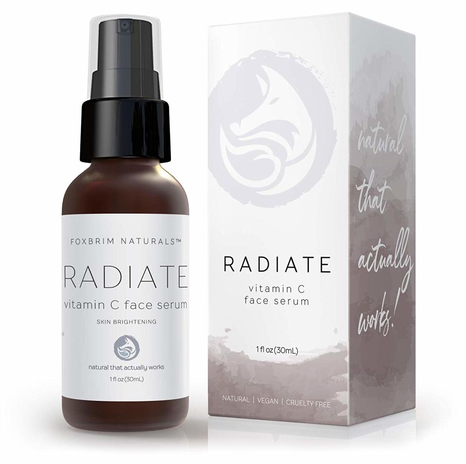 Foxbrim Naturals Radiate Vitamin C Face Serum. (Credit: Amazon)