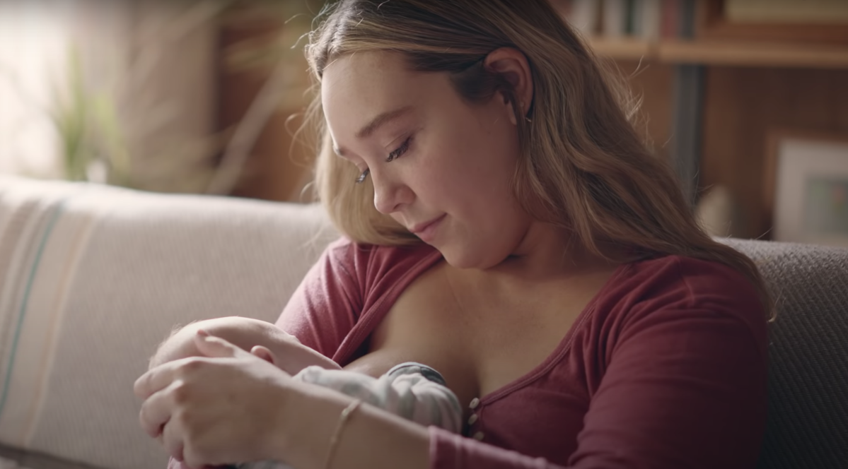 Breastfeeding is hard. Frida's ad during the Golden Globes