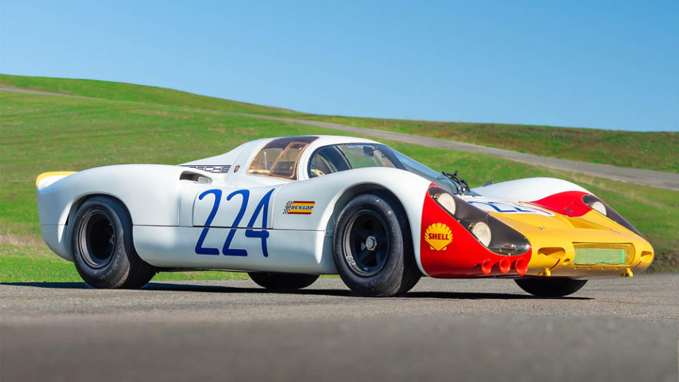 The 1968 Porsche 907 K that won that year's Targa Florio.