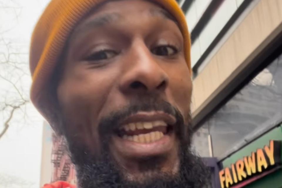 The 40-year-old, from Brooklyn, previously ran for Mayor of New York City, and claims to be a descendent of US civil rights activist Marcus Garvey (@skiboky_stora/Instagram)