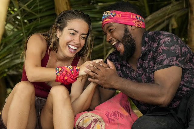 Robert Voets/CBS Dee Valladares and Sifu Alsup on 'Survivor 45'