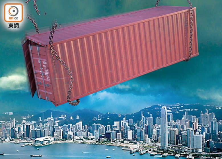 本港6月整體出口貨值只有約3,807億元，按年挫6.4%。