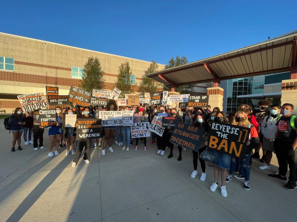 At Central York High School in Pennsylvania, students who are part of the Panther Anti-Racist Student Union are organizing in response to a banned book list that includes books, documentaries, videos and resources on race and equity.