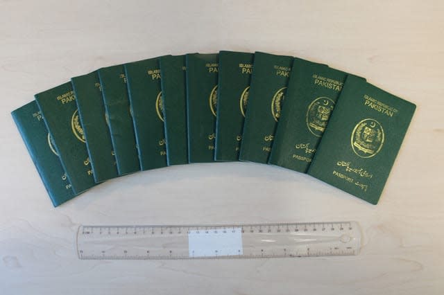 Smuggling fake passports Pakistan International Airlines Shaukat Ali Cheema