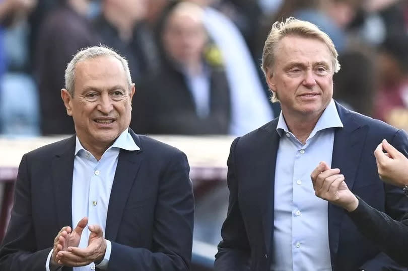 Aston Villa owners Nassef Sawiris and Wes Edens