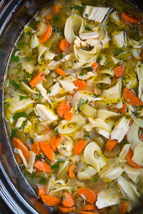 Slow Cooker Chicken Noodle Soup