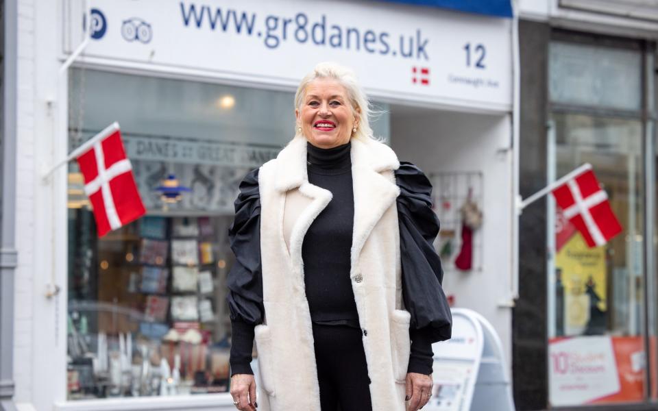 Birgitte McLain runs modern Danish homewares store Frinton Great Danes