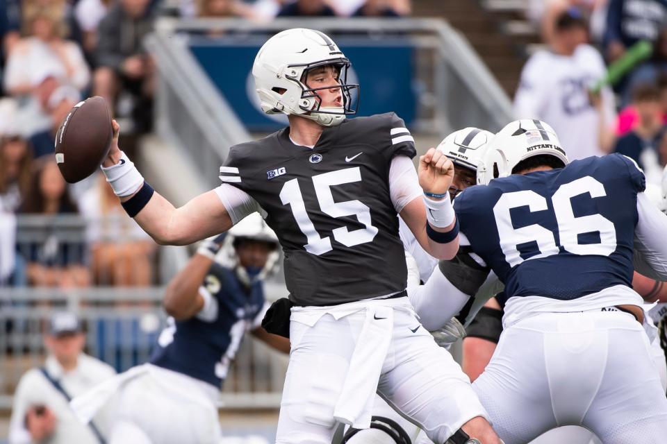 Penn State's Drew Allar is expected to succeed Sean Clifford as the Nittany Lions quarterback.