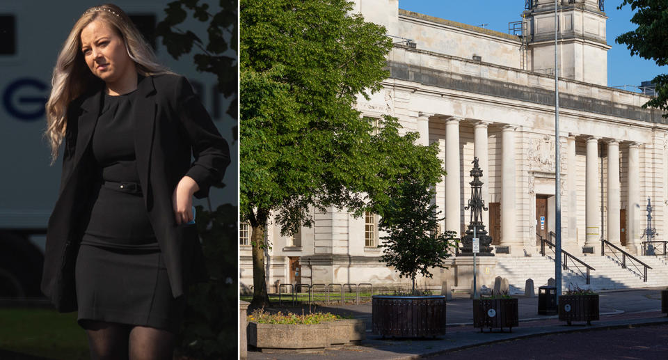 Keeley Harrison, left, pleaded guilty to causing serious injury by dangerous driving. (Wales News Service/PA)