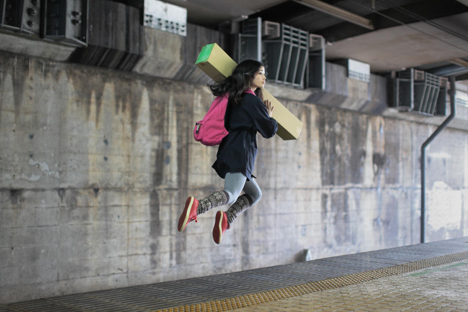 “Most train stations in center of Tokyo have huge steel structures," Hayashi said. "I took this shot under a steel bridge of a platform." (Photo credit: Natsumi Hayashi/ yowayowacamera.com)