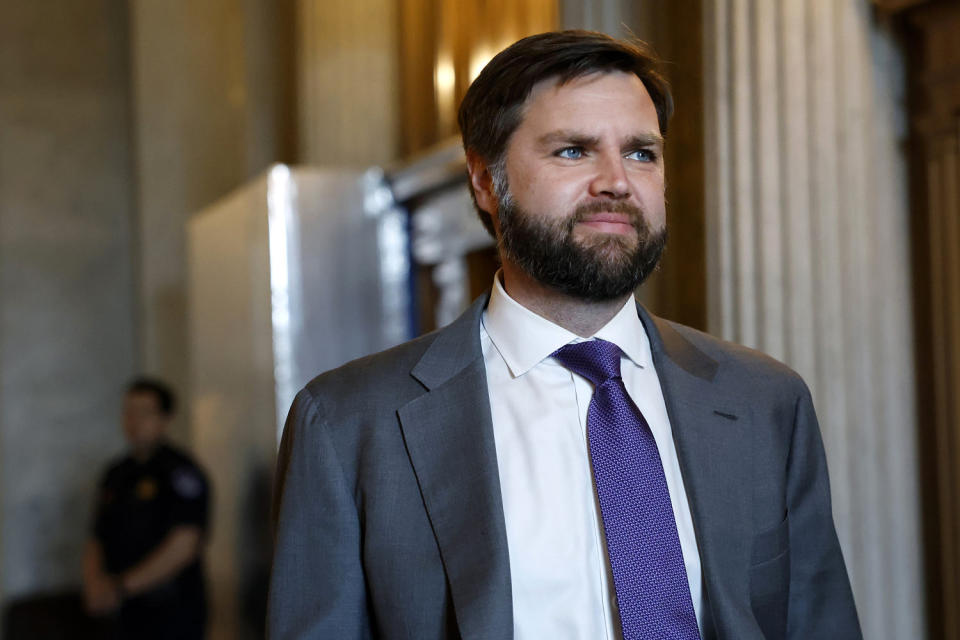 J.D Vance at the U.S. Capitol Building (Anna Moneymaker / Getty Images file )