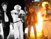 <b>Eric Stoltz as Marty McFly in 'Back to the Future' (1985)</b> Poor old Eric Stoltz, he got the role of Marty McFly in what would go on to be one of the biggest film franchises of the 80s and 90s but after five weeks of shooting with him director Robert Zemeckis and producer Steven Spielberg made the tough decision to fire him and start from scratch. Apparently it wasn't felt that Stoltz had the comic ability to carry off the role. Michael J. Fox was originally the first choice for the part, but couldn't get time off from his hit TV series 'Family Ties' to shoot the film. Ultimately after firing Stoltz Spielberg brokered a deal that allowed Michael J. Fox shoot his TV series and 'Back to the Future' at the same time. Next time you see a re-run of 'Back to the Future' spare a thought for Eric Stoltz, who very almost played the now famous role.