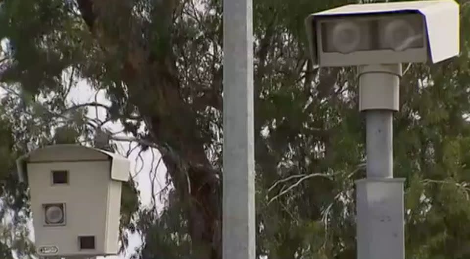 A technical glitch affected speed cameras around Melbourne. Source: 7 News