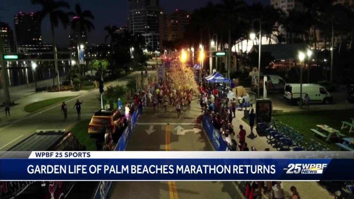 The Garden of Life Palm Beaches Marathon returns to West Palm Beach