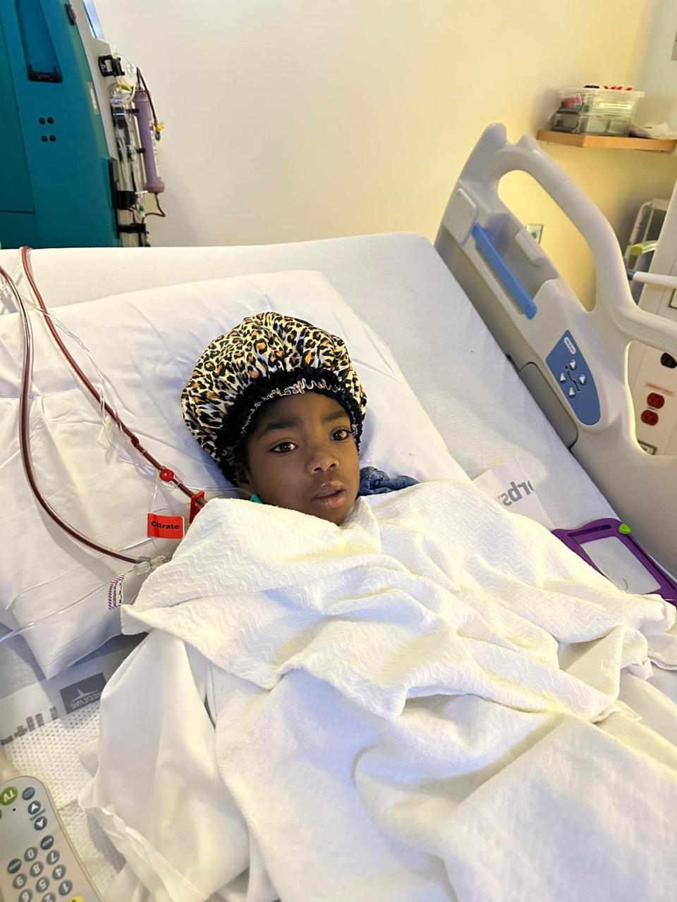 J'Adore Sledge, a 10-year-old from Georgia. J'Adore is suffering from kidney failure and is in need of a transplant. She has 7 siblings and her family was evicted in January 2022. Since then, the family has been living in hotels.