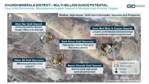 Four Gold Discoveries, Molybdenum Copper Deposit & Multiple High-Priority Targets