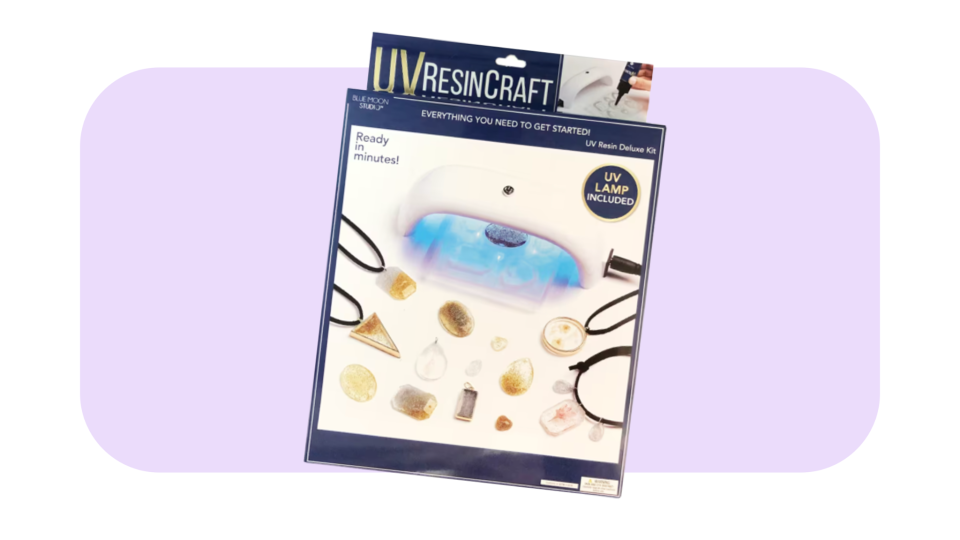 Best Mother's Day gifts for crafty moms: Blue Moon Studio UV Resin Craft Deluxe Starter Kit