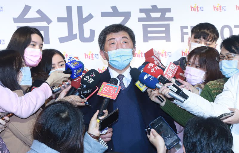 ▲針對，外傳綠營選台北市長呼聲最高的傳言，陳時中表示，專心防疫，實在沒有時間去想。（圖/ 記者葉政勳拍攝）