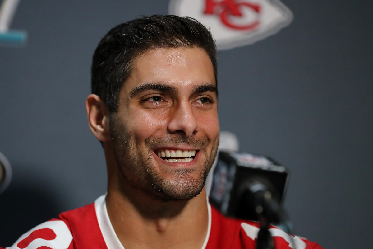 Arlington Heights' Jimmy Garoppolo hopes to get prep jersey retired if he  wins Super Bowl - Chicago Sun-Times