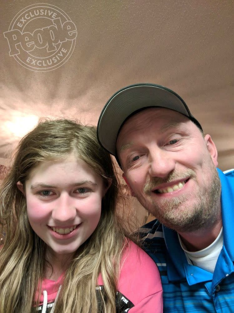 Jayme Closs with her uncle Steve Naiberg